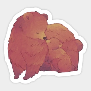 Momma Bear & Cub Sticker